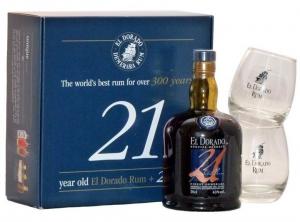 El Dorado 21YO 0,7l 43% +2 skla
