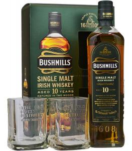 Bushmills 10YO 0,7l 40% + 2 skla 