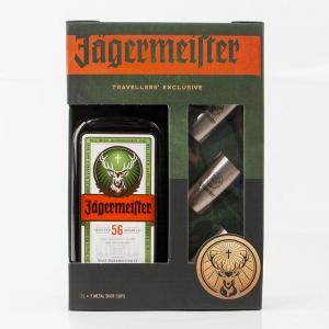Jagermeister 1,0l 35% +3 panáky