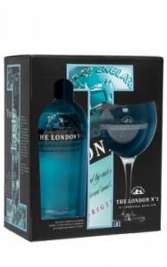 London No.1 Blue 0,7l 47% +sklo