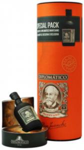 Diplomático Mantuano +miniaturka 0,75l 40% TUBA