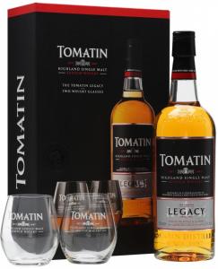 Tomatin Legacy 0,7l 43% +2 skla 
