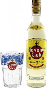 Havana Club 3YO Anejo 0, 7l 40% + sklo