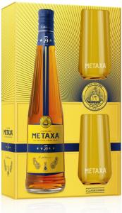 Metaxa 5* 0,7l 38% +2 skla