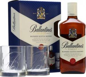 Ballantines  0,7l 40% + 2skla GB 