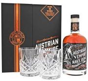 Austrian Empire Navy Rum 18y 0,7l 40% + 2x sklo 