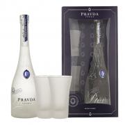 Vodka Pravda 0,7l 40% +2panáky 